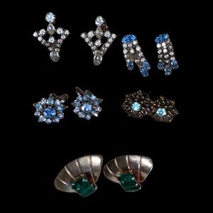 Bundle of Glamorous Dangly Earrings